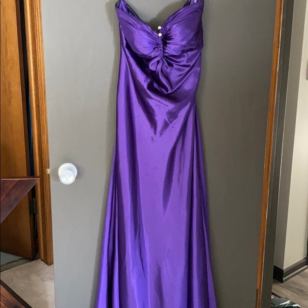 Beautiful royal purple La Femme Gown